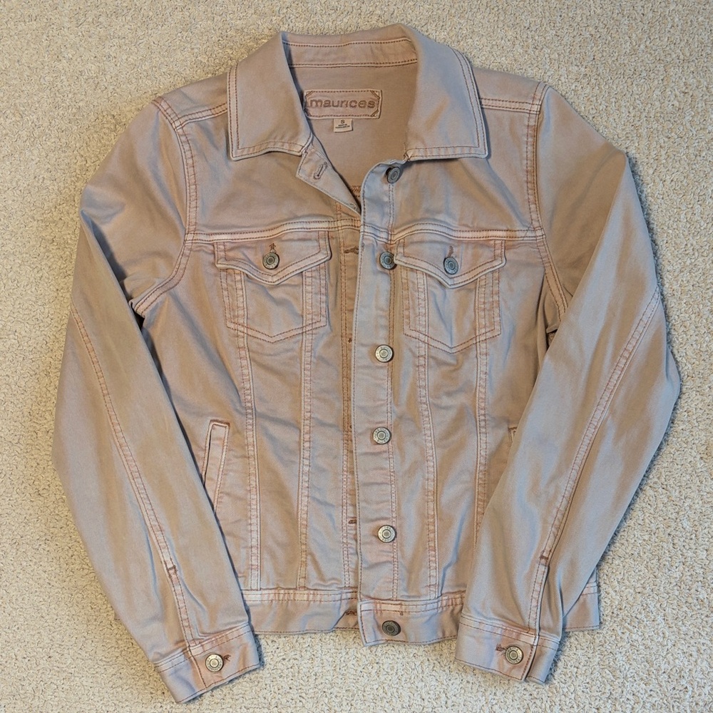Maurices Blush Pink Jean Jacket